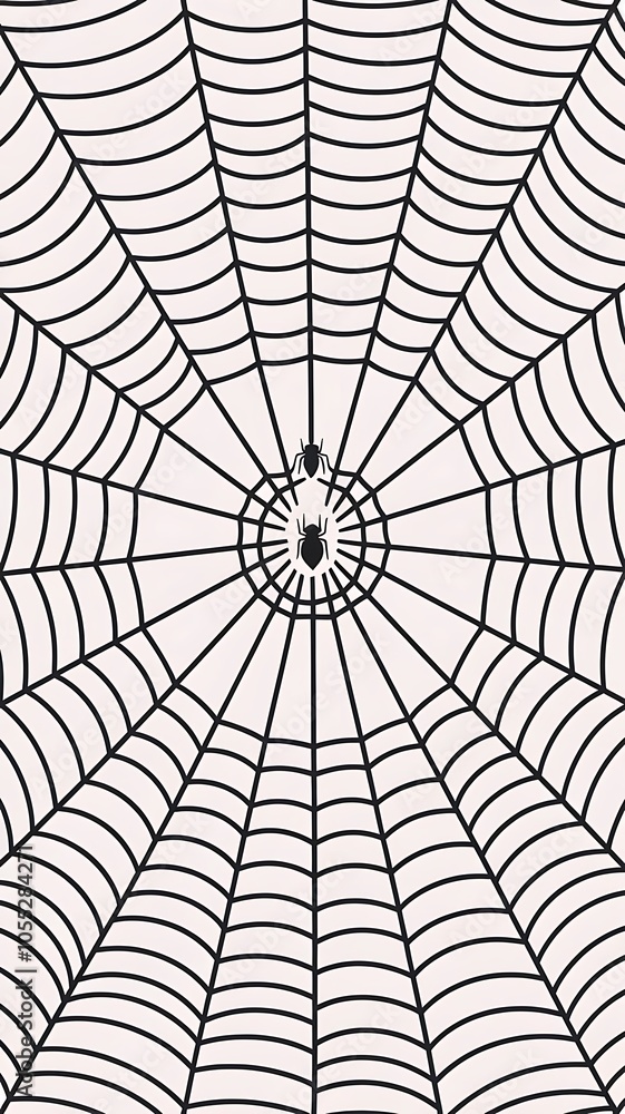 Seamless spider web. Connected black lines on white background Seamless spider web. Connected black lines on white background