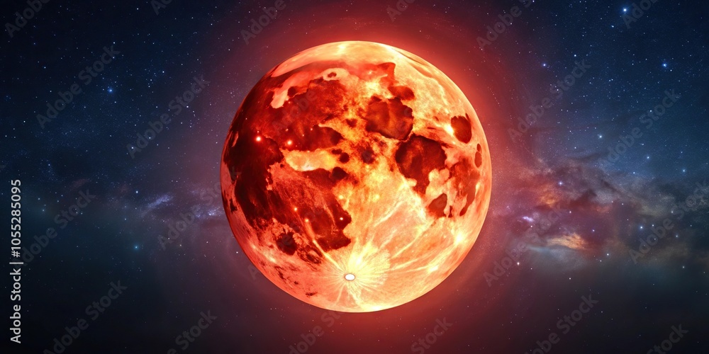 Full red moon glowing in the midnight sky, atmospheric phenomenon, night scene, full moon phase, celestial body Full red moon glowing in the midnight sky, atmospheric phenomenon, night scene, full moon phase, celestial body