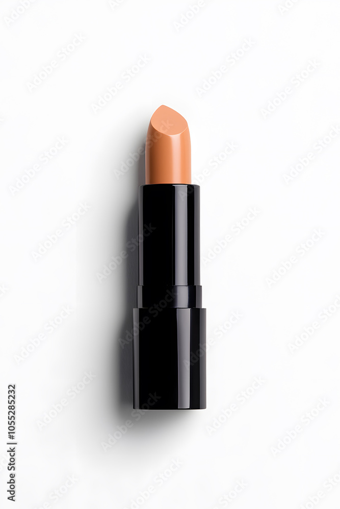 Lipstick tube mock up, isolated on white background Lipstick tube mock up, isolated on white background