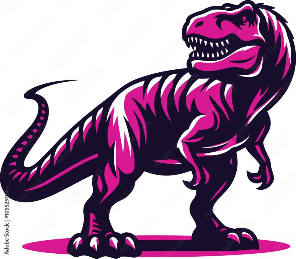Fototapeta premium Dinosaur vector and illustration.