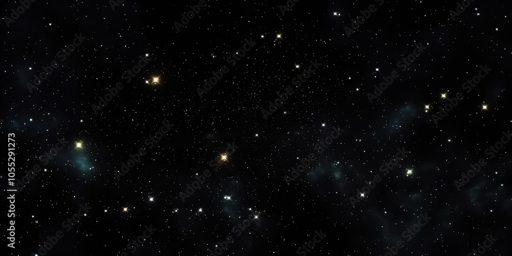 Fototapeta premium Snowfall in Isolated Black Background