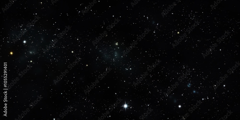 Fototapeta premium Isolated Snow Falling in a Black Background