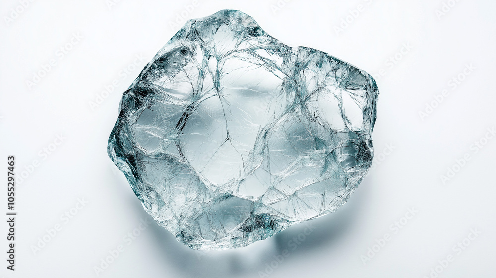 ice cubes isolated on white, transparent glass pieces, glass material, texture ice cubes isolated on white, transparent glass pieces, glass material, texture