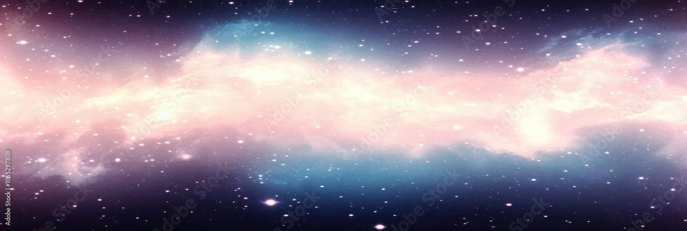 Ethereal Pink Clouds in Space Background Ethereal Pink Clouds in Space Background