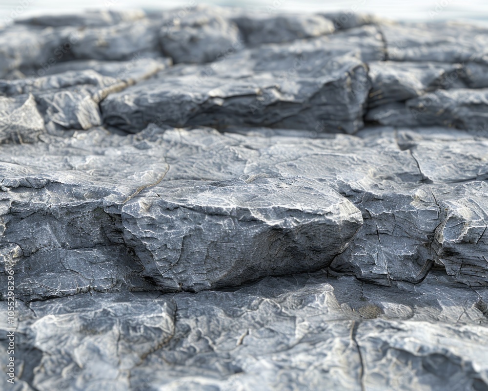 Close-up of Rugged Rock Formations Textured Grey Stone with Natural Beauty in a Scenic Landscape, Perfect for Backgrounds, Textures, and Design Inspiration Close-up of Rugged Rock Formations Textured Grey Stone with Natural Beauty in a Scenic Landscape, Perfect for Backgrounds, Textures, and Design Inspiration