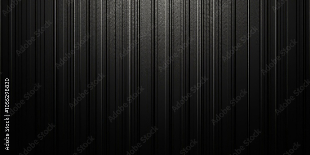 Obraz premium Seamless Black And Gray Striped Pattern With Vertical Lines Creating A Textured, Rhythmic Effect