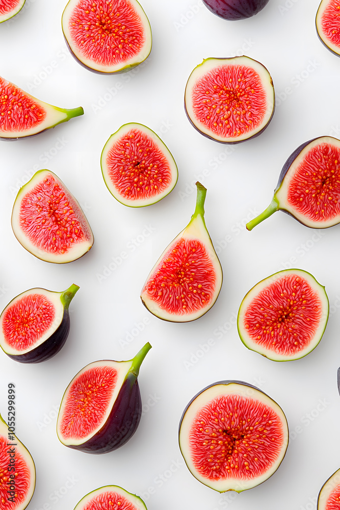 Floating and falling Fig Fruit Isolated on white background. Floating and falling Fig Fruit Isolated on white background.