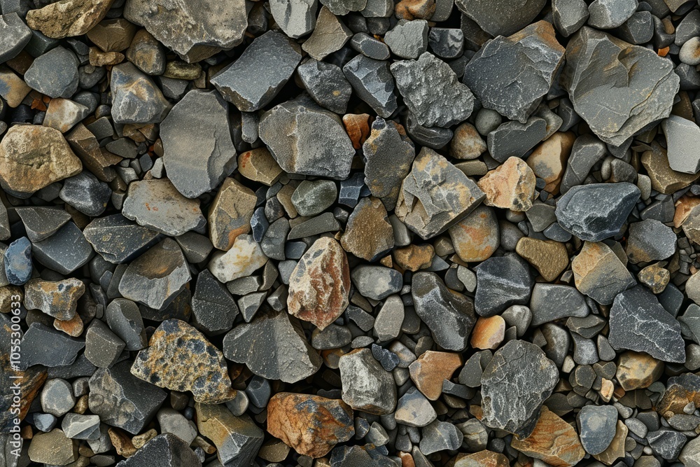 Photo of Grey gravel rock ground debris. Background texture for backdrops or mapping Photo of Grey gravel rock ground debris. Background texture for backdrops or mapping