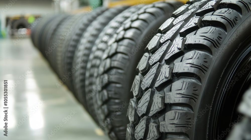 Eco-friendly tire production for motorcycles, using sustainable rubber and green practices. Eco-friendly tire production for motorcycles, using sustainable rubber and green practices.
