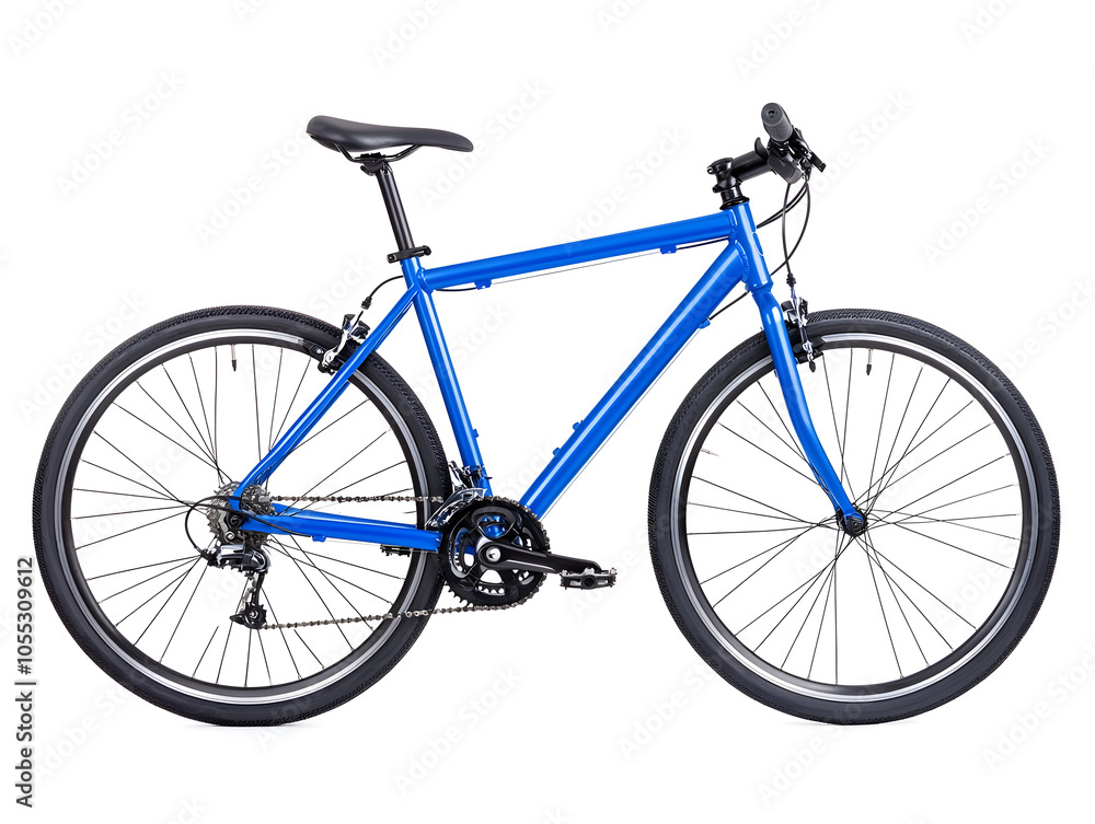 Side view racing bicycle, isolated on white background Side view racing bicycle, isolated on white background