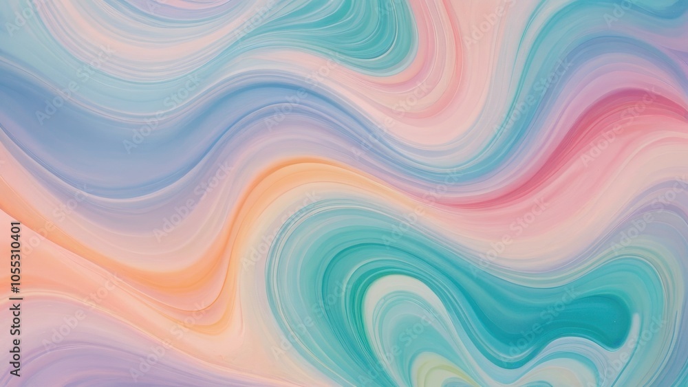 Soft pastel swirls of color create a dreamy and calming background. Perfect for projects needing a touch of elegance and serenity Soft pastel swirls of color create a dreamy and calming background. Perfect for projects needing a touch of elegance and serenity