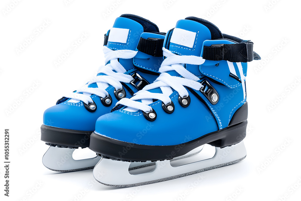 Ice skates, isolated on white background Ice skates, isolated on white background