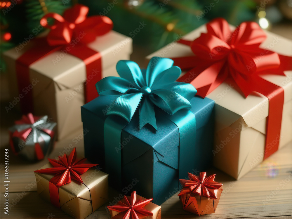 Fototapeta premium プレゼント クリスマスプレゼント