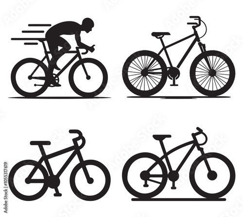  Bicycle Silhouette