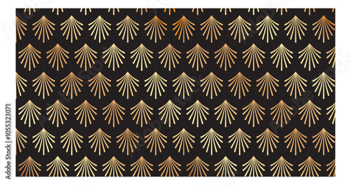 Staggered vintage black and gold pattern with gold heraldic, gold chains, and buttons. Classic square grid. Vector fleur de lis seamless background