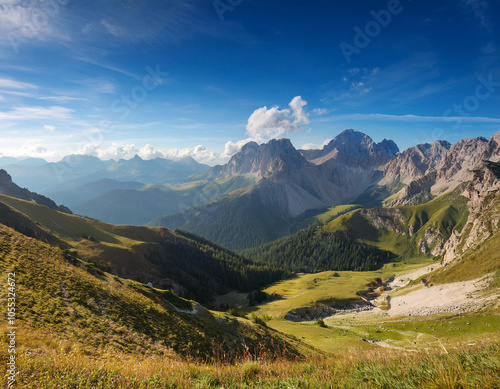 View of a Majestic Mountain Landscape