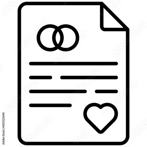 Liebe Dokument Hochzeit