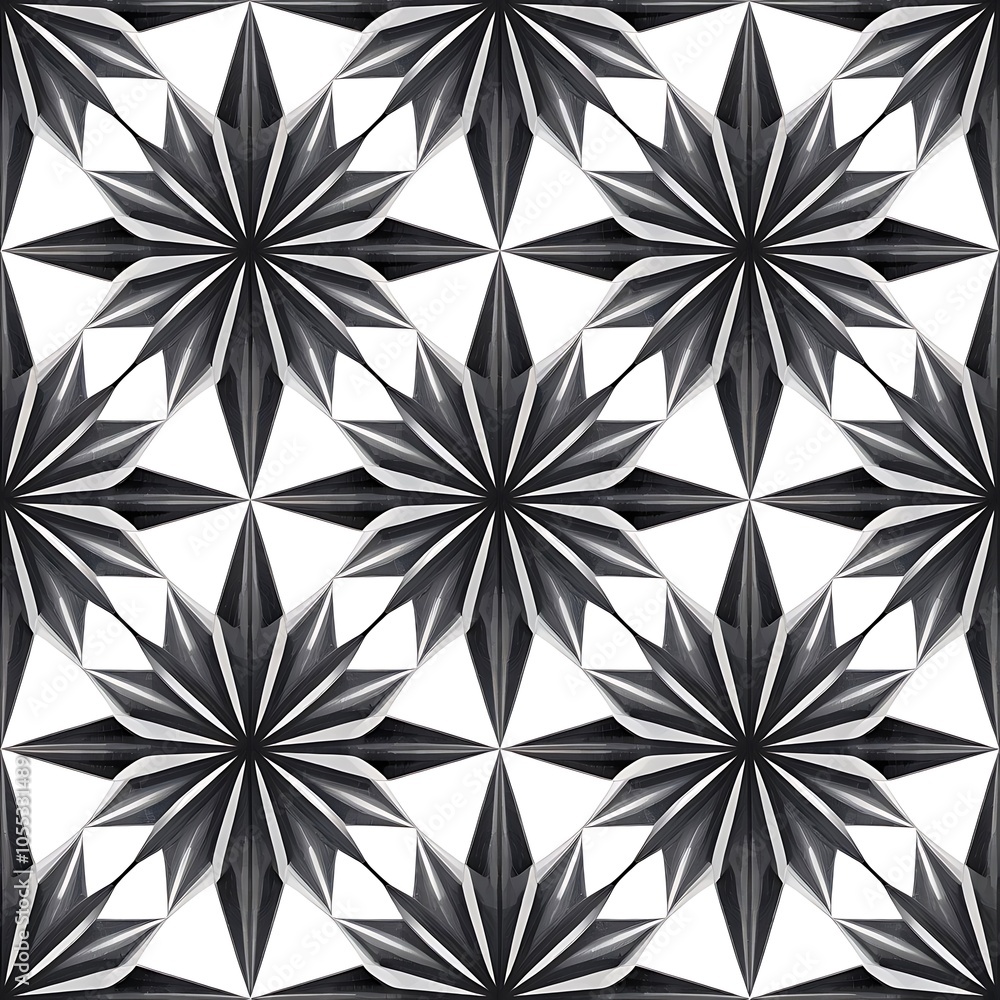 Vector grey monochrome abstract elegant star anise petal connecting triangles seamless repeat pattern. Perfect for fabric, scrapbooking and wallpaper projects. Surface pattern design. Vector grey monochrome abstract elegant star anise petal connecting triangles seamless repeat pattern. Perfect for fabric, scrapbooking and wallpaper projects. Surface pattern design.