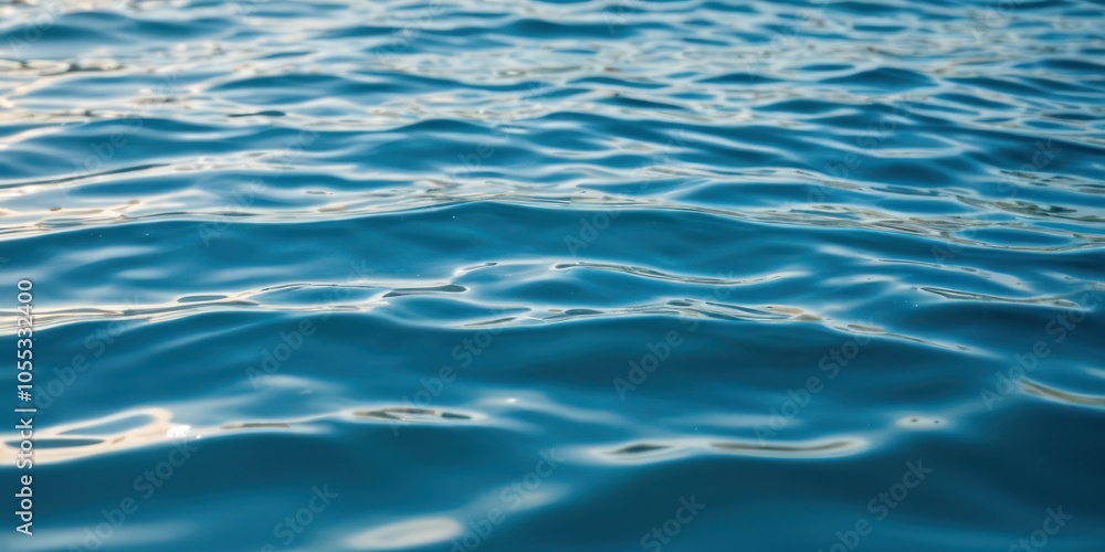 Transparent blue clear water surface texture Transparent blue clear water surface texture