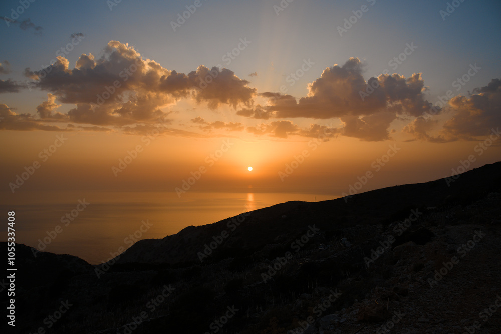 Obraz premium Sunset in the Aegean