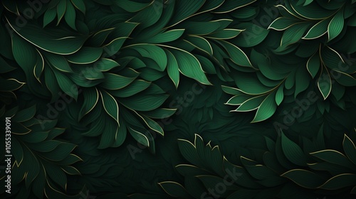 Green leaves background
