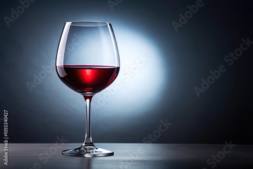 A glass of red wine with a single droplet of wine on the rim of the glass, red wine, saucepan