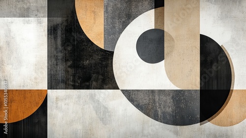 Modern Minimalist  Abstract Geometric Background Art:Simple Geometric Pattern.Concept of minimalism, modern design, abstract art, geometric patterns.