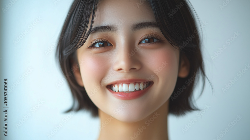 歯の健康 笑顔の日本人女性 4