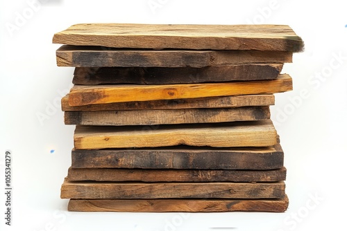 Stack of Reclaimed Wood Boards