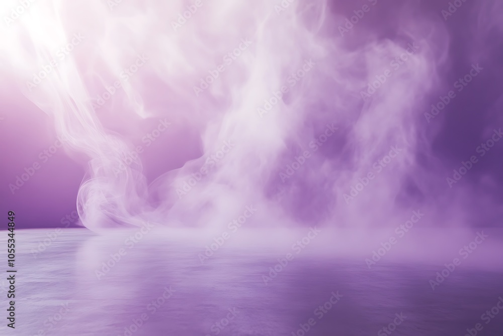 Purple Haze: Abstract Vaporous Landscape Purple Haze: Abstract Vaporous Landscape