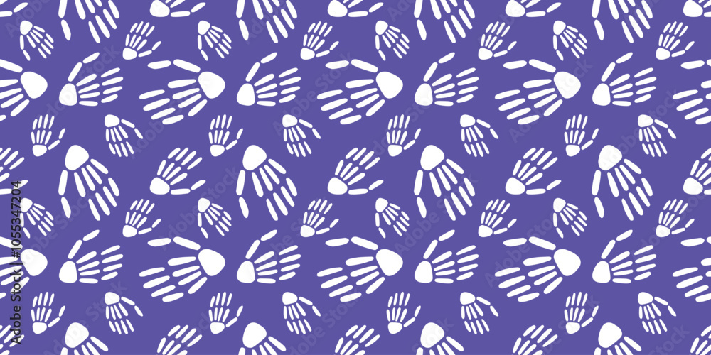 seamless background of Skeleton hands. Bones pattern. Design for Halloween and day of the Dead. Vector illustration seamless background of Skeleton hands. Bones pattern. Design for Halloween and day of the Dead. Vector illustration