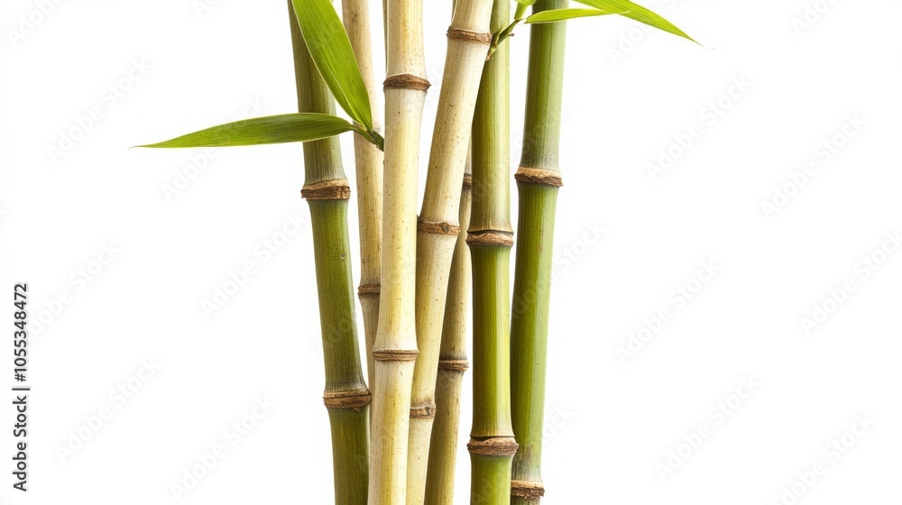 A bunch of bamboo sticks are arranged in a row A bunch of bamboo sticks are arranged in a row