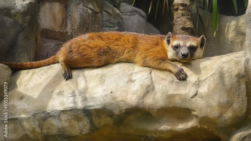 Hyrax: Small African Wildlife Mammal Found in Rock Bush Habitats