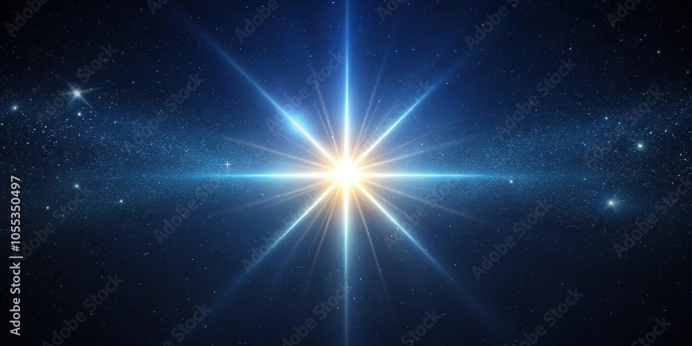 A close-up shot of a single star shining brightly in the darkness, luminous, stellar, radiance A close-up shot of a single star shining brightly in the darkness, luminous, stellar, radiance