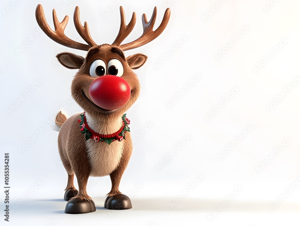 3D Playful reindeer 3D Playful reindeer
