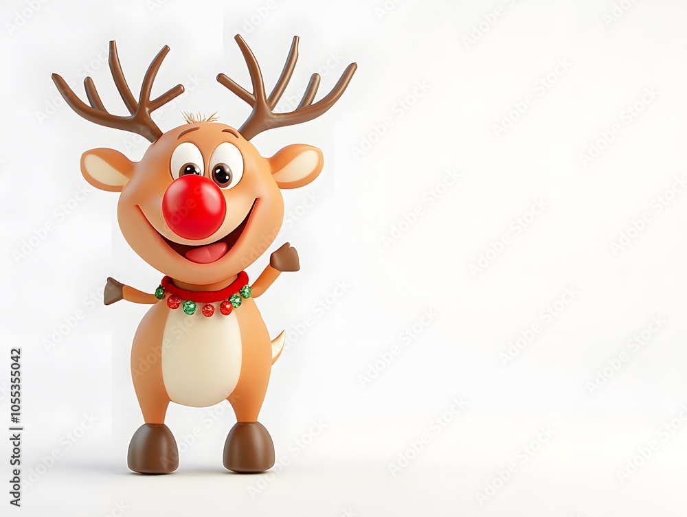3D Playful reindeer 3D Playful reindeer