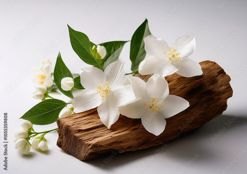 Fototapeta premium Neroli and sandalwood flavors perfume flower, perfume flower oils, perfume essential flowers, perfume essential oils