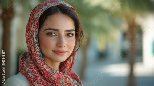 Close-up portrait of a very beautiful stylish girl model