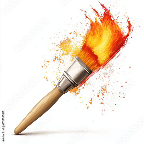 Flaming Paintbrush