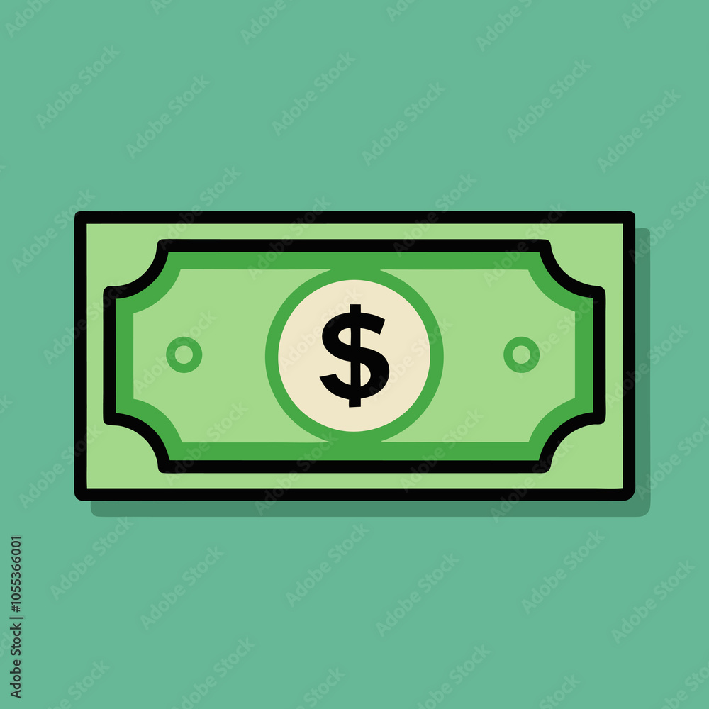 illustration of a dollar symbol in design illustration of a dollar symbol in design