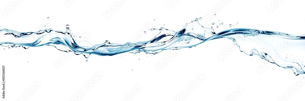 Water splashing on a white background, creating a dynamic and refreshing image, abstract, refreshing Water splashing on a white background, creating a dynamic and refreshing image, abstract, refreshing