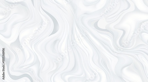 White and grey curly marble cosmetic cream background seamless pattern