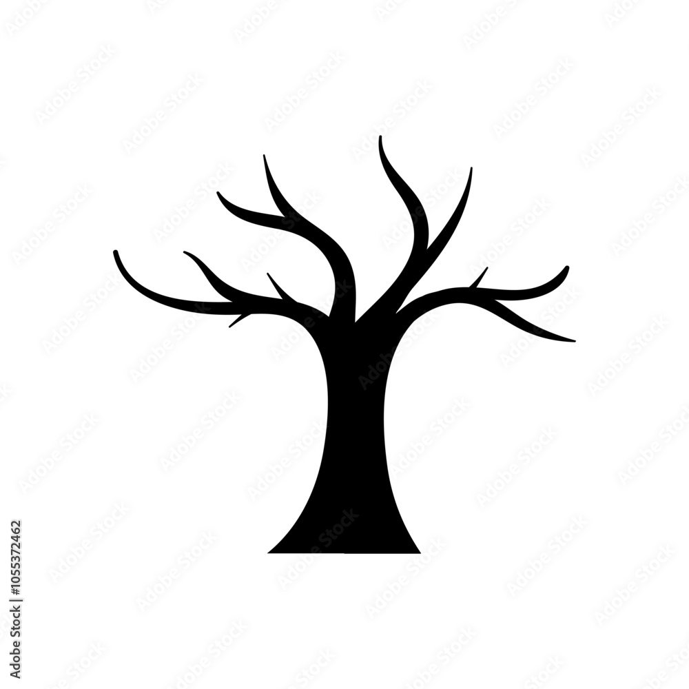 Bare tree icon vector. Tree illustration sign. Autumn symbol or logo. Bare tree icon vector. Tree illustration sign. Autumn symbol or logo.