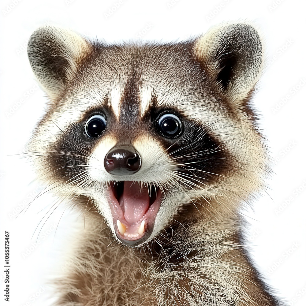 Obraz premium Surprised Raccoon