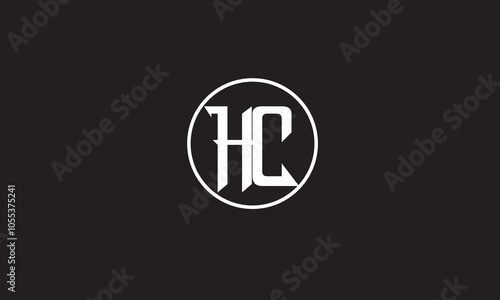 HC, CH, C , H , Abstract Letters Logo Monogram