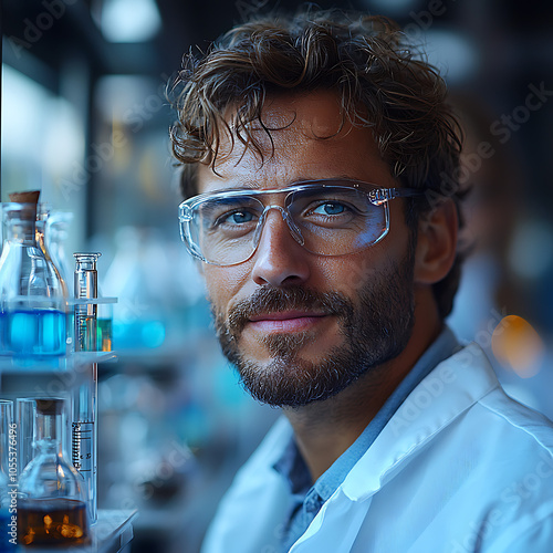 Scientist in laboratory