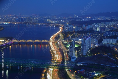 Photography Seoul city night