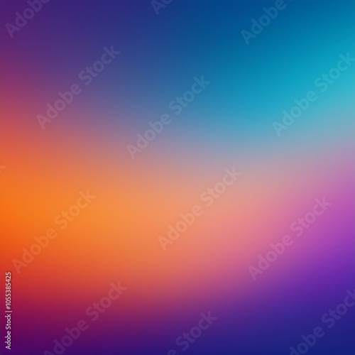 Blurred gradient background in blue, orange, and purple, ideal for contemporary designs and creative digital applications