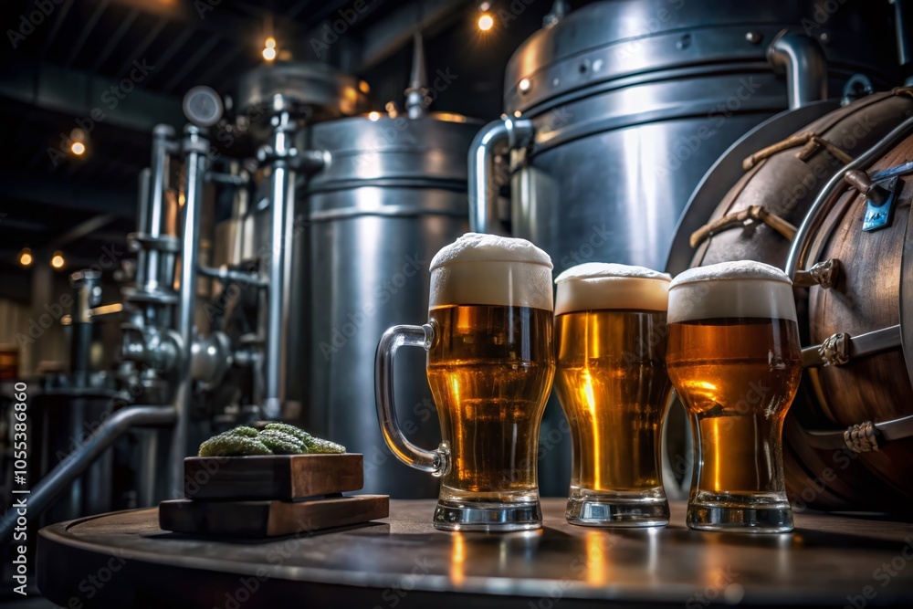 Blurred Brewery Vibes - Artistic Candid Photography of Craft Beer Production and Atmosphere Blurred Brewery Vibes - Artistic Candid Photography of Craft Beer Production and Atmosphere