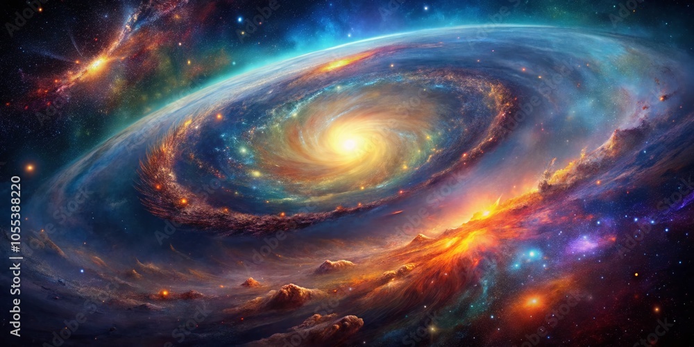 Breathtaking Galaxy in Interstellar Space: Cosmic Wonders and Celestial Beauty Breathtaking Galaxy in Interstellar Space: Cosmic Wonders and Celestial Beauty